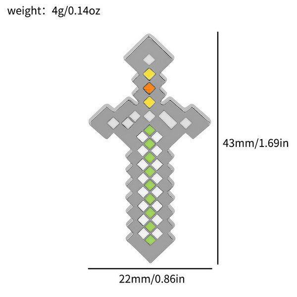 Alloy Pin Brooch