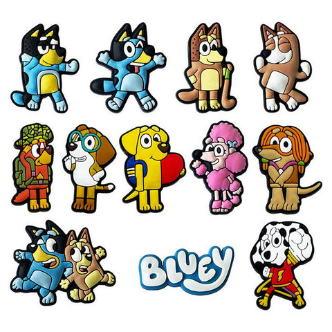 12pc Cartoon PVC Shoes Charms Decor For Croc