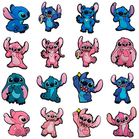 16pc Cartoon PVC Shoes Charms Decor For Croc