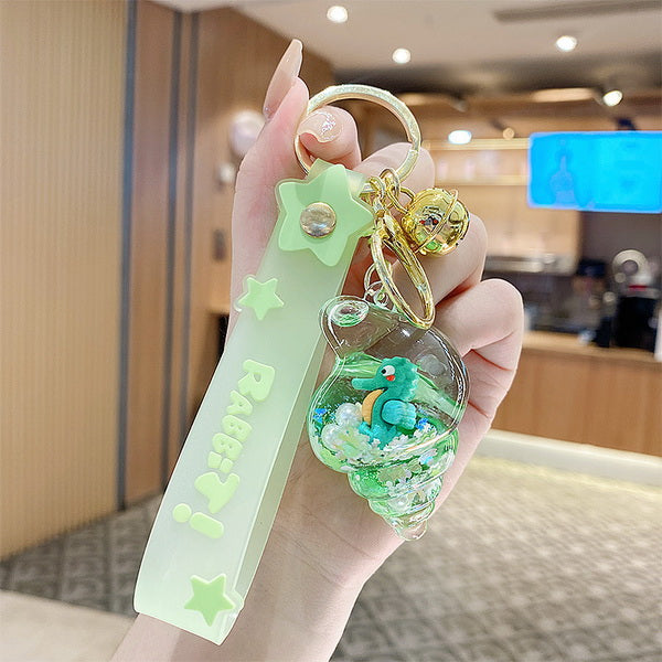 Keyring Floating Glitter