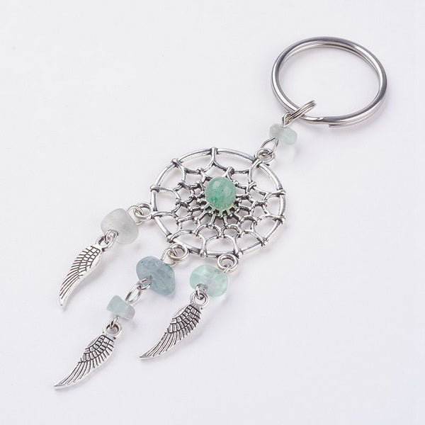 Dreamcatcher Gemstone Keyring