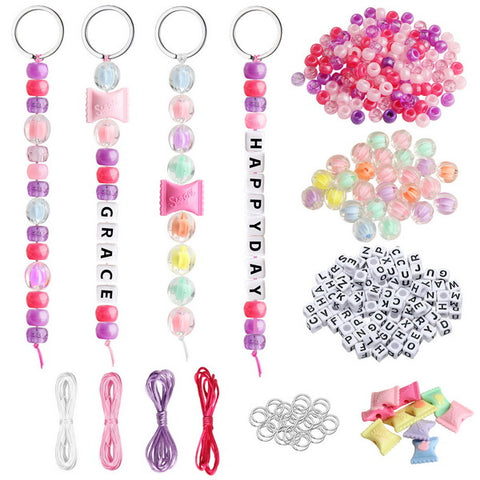 DIY Keyrings Making Kit 546pcs