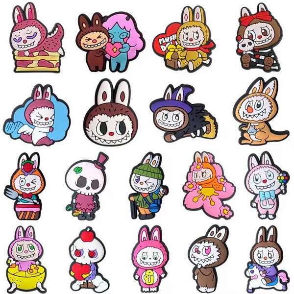 18pc Cartoon PVC Shoes Charms Decor For Croc