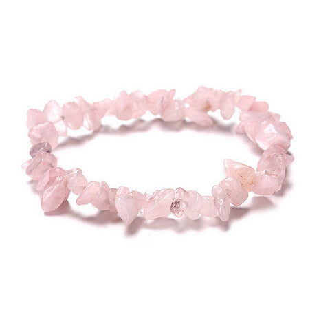 Gemstone Bracelet-Rose Quartz