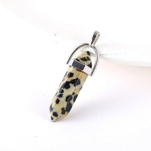 Gemstone Pendant with Necklace - Seasame