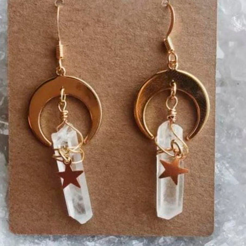 Gemstone Boho Earrings