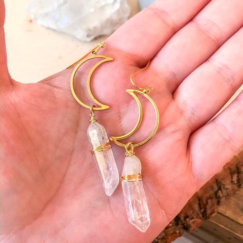 Gemstone Boho Earrings