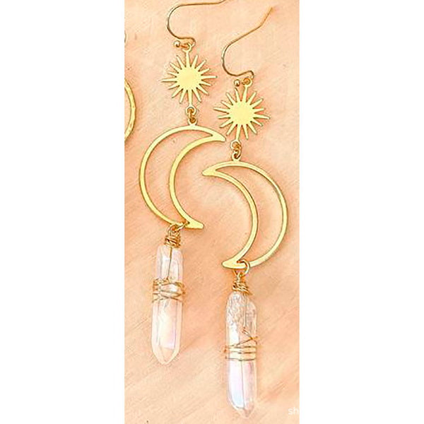 Gemstone Boho Earrings