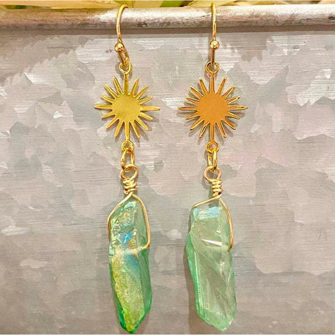 Gemstone Boho Earrings