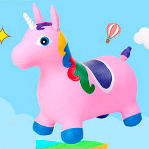 PVC Inflatable Riding Bouncy-Unicorn