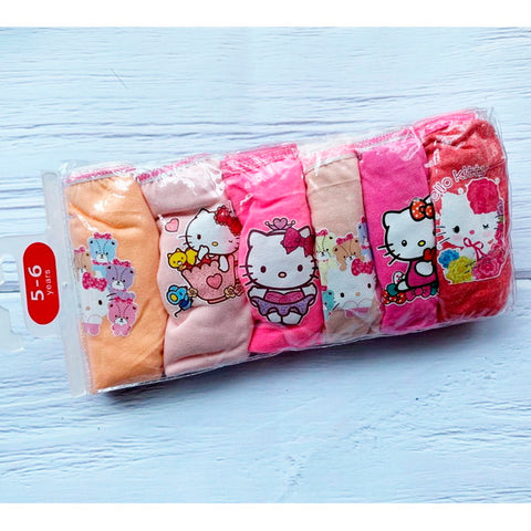6pc Kids Cotton Underwear