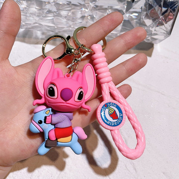 Wholesale Stitch Cartoon Keyring Keychain