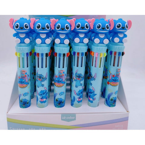 36pc 10-in-1 Multicolor Ballpoint Pen With Display Box