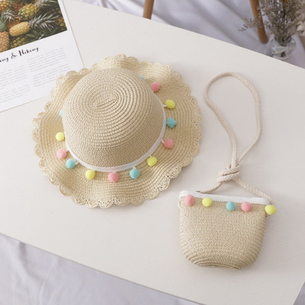 Kids Summer Hat & Bag Set