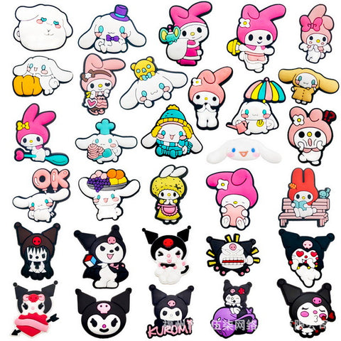 31pc Cartoon PVC Shoes Charms Decor For Croc