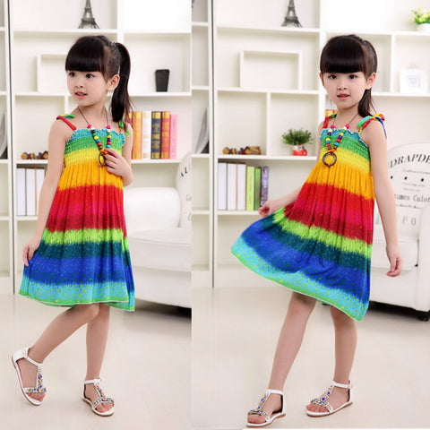Kids Dress With Coconut Shell Necklace
