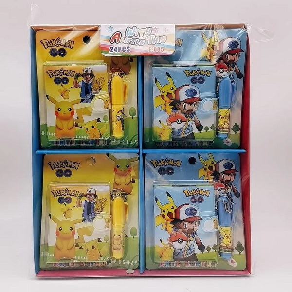 24 x 2pc Mini Notebook & Ballpoint Pen Sets