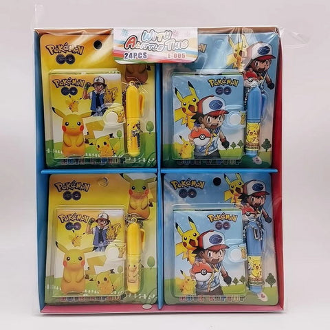 24 x 2pc Mini Notebook & Ballpoint Pen Sets