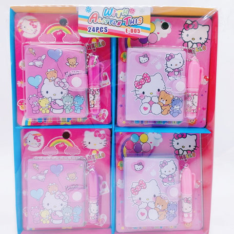 24 x 2pc Mini Notebook & Ballpoint Pen Sets