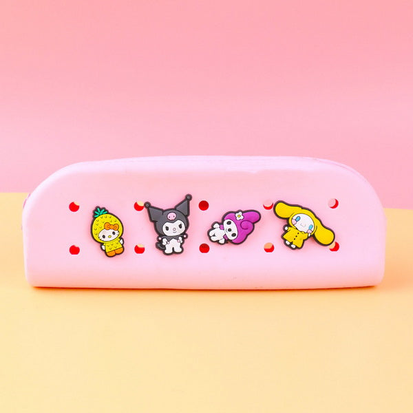 Silicone DIY Charms Pencil Case