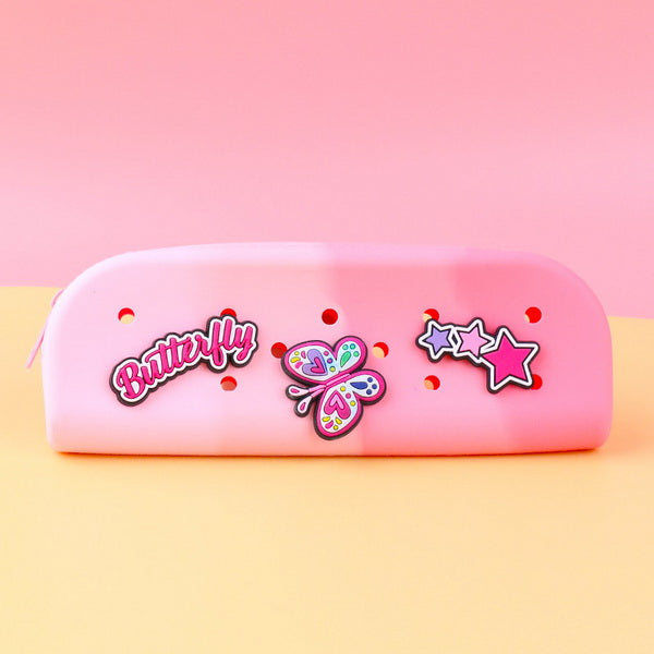 Silicone DIY Charms Pencil Case