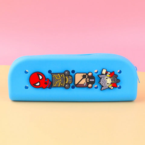 Silicone DIY Charms Pencil Case