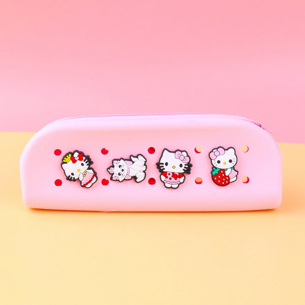 Silicone DIY Charms Pencil Case