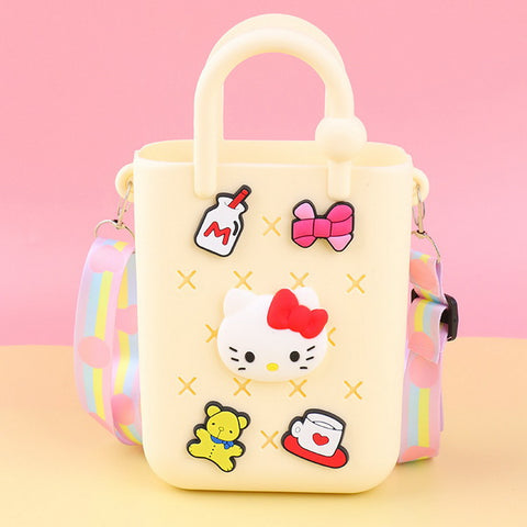 Silicone DIY Charms Crossbody Bag