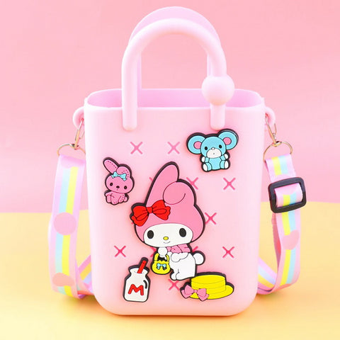 Silicone DIY Charms Crossbody Bag