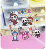 5 x PET Waterproof Stickers