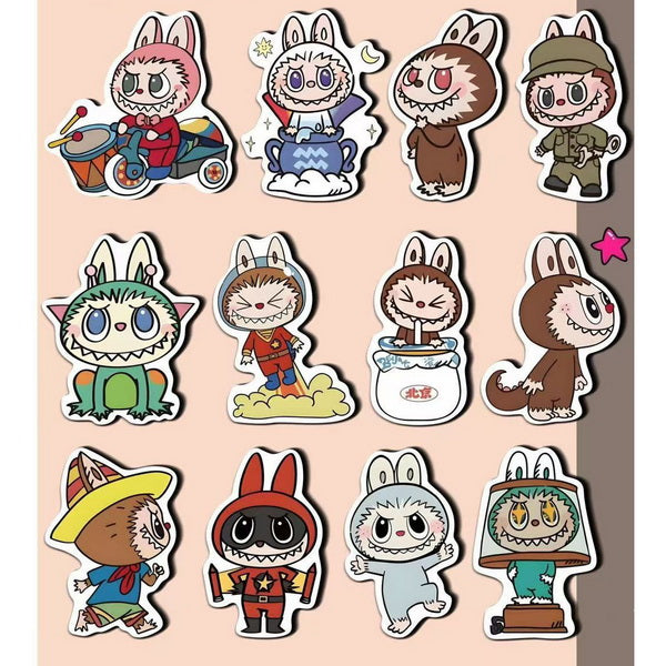 12pc Magnetic Fridge Stickers