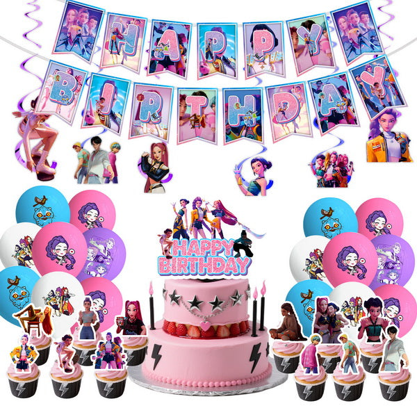 Kids Happy Birthday Party Accessorie Sets
