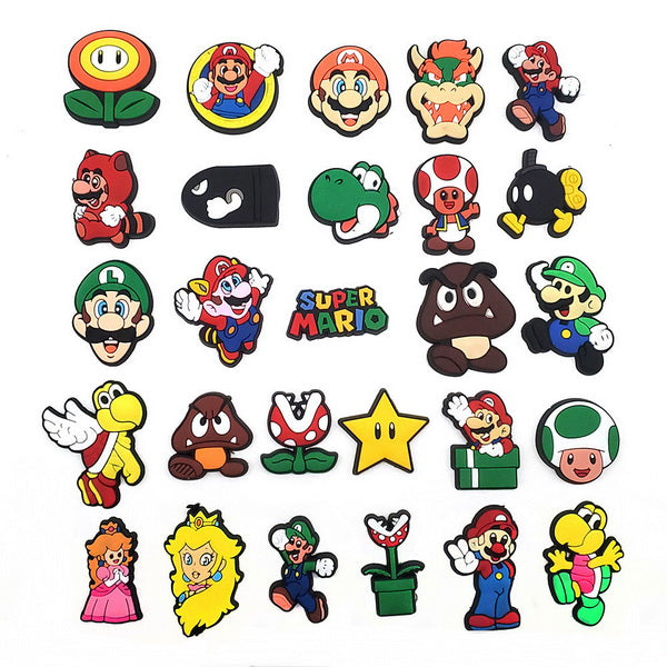 27pc Cartoon PVC Shoes Charms Decor For Croc