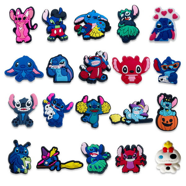 20pc Cartoon PVC Shoes Charms Decor For Croc