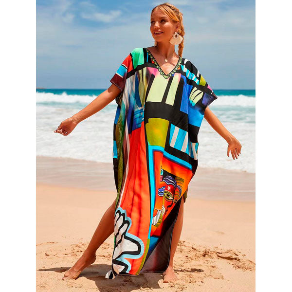 X-Large Long Maxi Kaftan Dress Plus Size