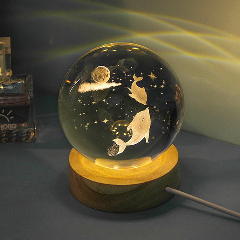Wholesale 3D Led USB Crystal Ball Lamp