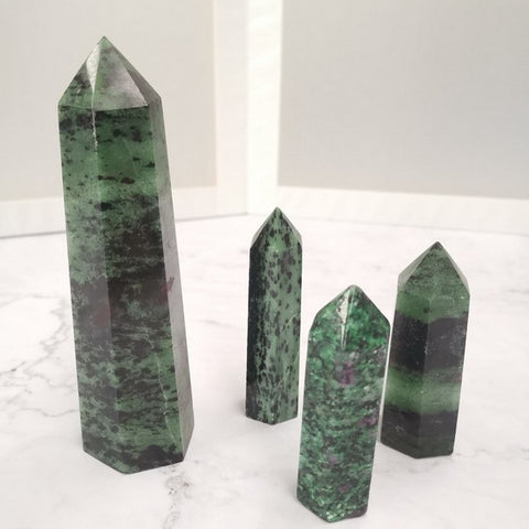 Gemstone Column-Ruby Zoisite