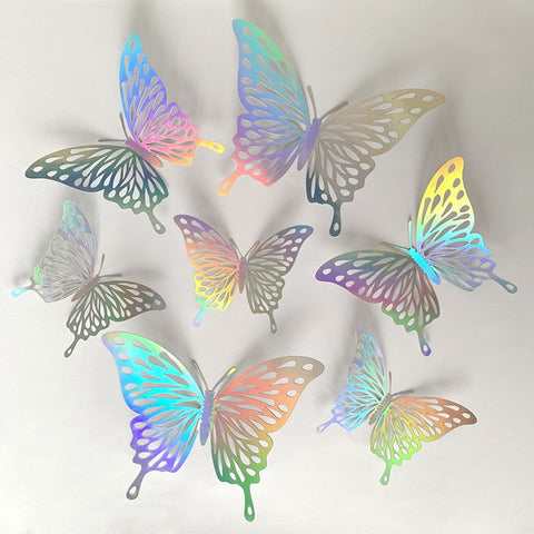 12pc 3D Butterfly Stickers