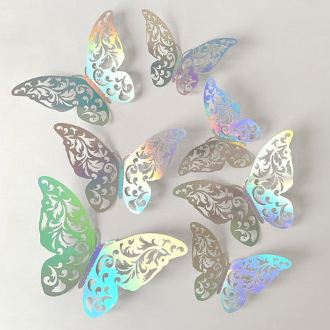 12pc 3D Butterfly Stickers