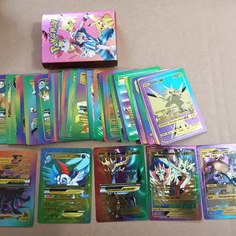 55pc PVC Colorful Cards