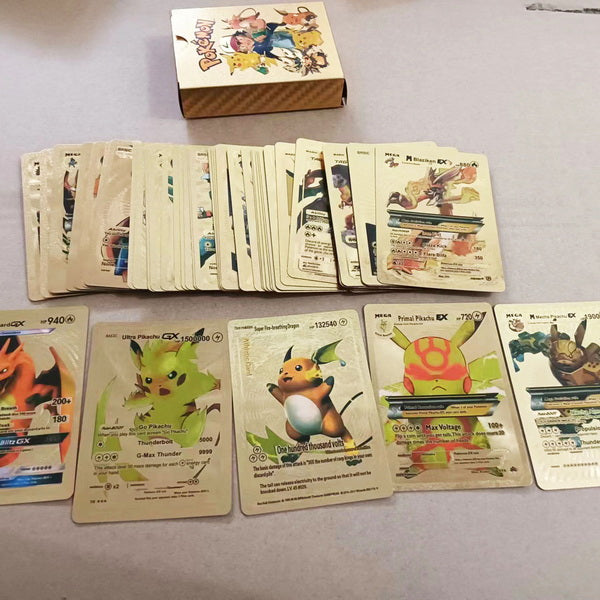 55pc PVC Gold Cards