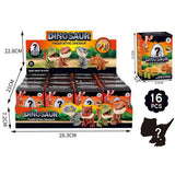 16pc Dinosaurs Finger Biting Toys with Display Box