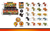 16pc Dinosaurs Finger Biting Toys with Display Box