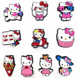 10pc Cartoon PVC Shoes Charms Decor For Croc