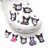 10pc Cartoon PVC Shoes Charms Decor For Croc