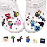 18pc Cartoon PVC Shoes Charms Decor For Croc