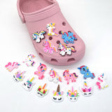 18pc Cartoon PVC Shoes Charms Decor For Croc