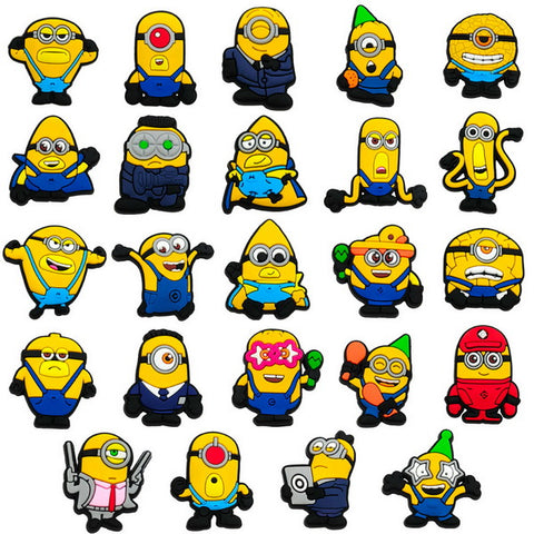 24pc Cartoon PVC Shoes Charms Decor For Croc