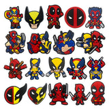 19pc Cartoon PVC Shoes Charms Decor For Croc
