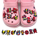 19pc Cartoon PVC Shoes Charms Decor For Croc
